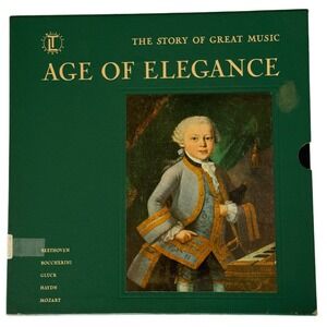 Time Life Records The Story of Great‎ Music Age of Elegance Classical Vinyl Set